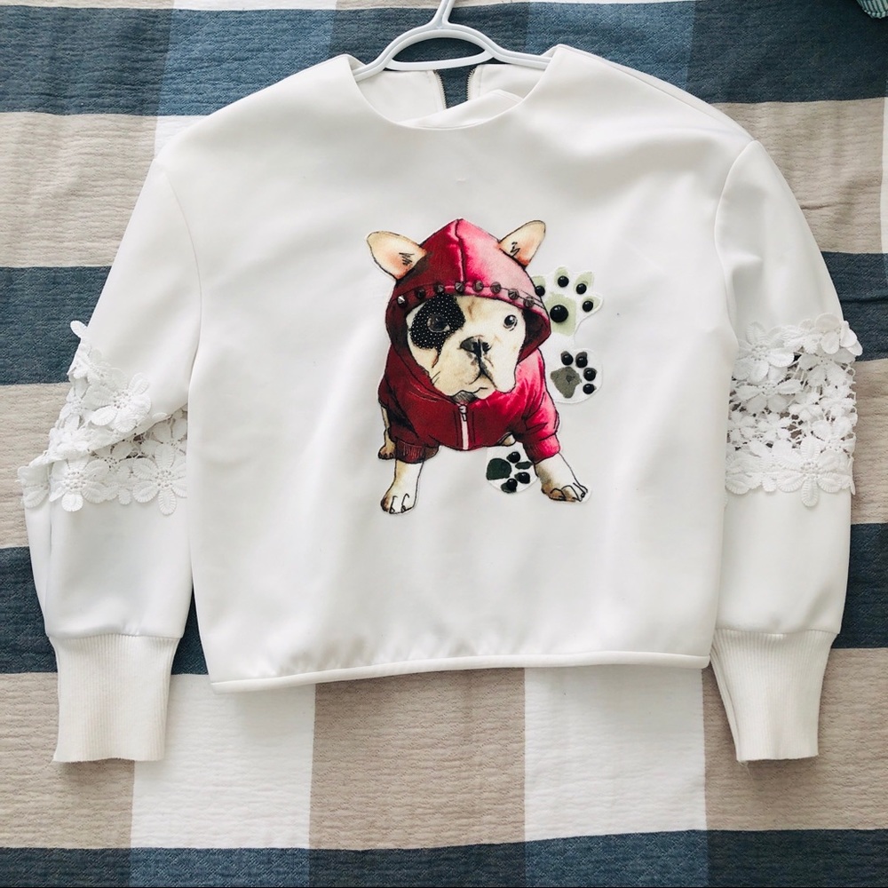women bull dog shirt